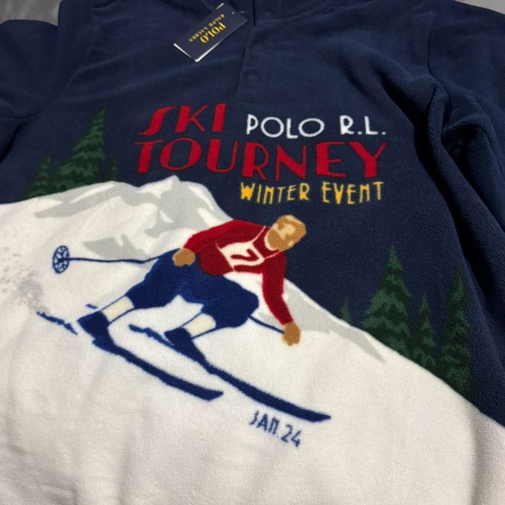 Polo by Ralph Lauren Navy Ski Tourney Fleece